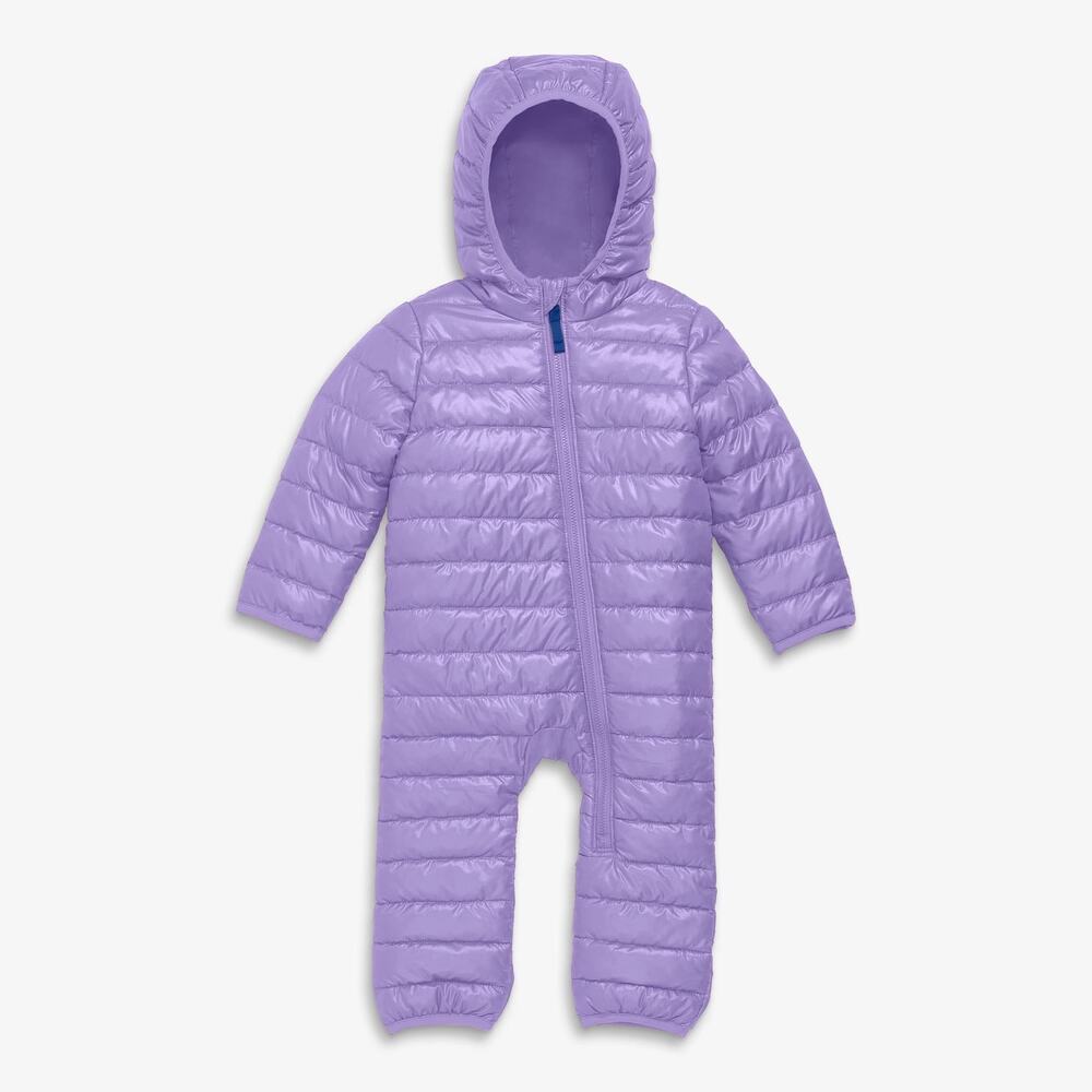 Primary Baby Lightweight Puffer Suit - Purple Iris 0-3 Months